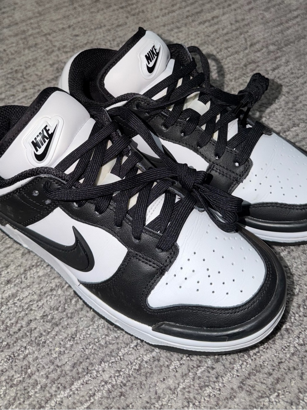 Nike Dunk twist panda Black/White Low-Top Sneakers - Picture 2 of 6